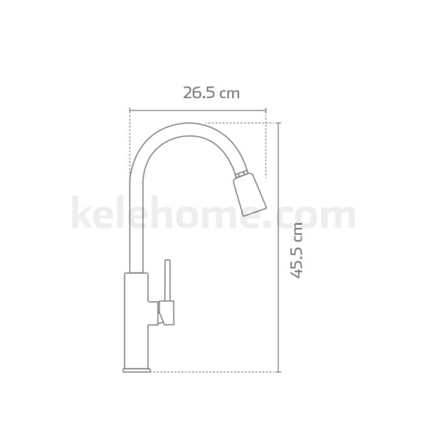 Kb Llave Monomando Con Sensor Para Cocina Kele Las Tarjas M S