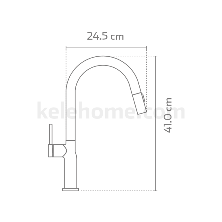 KSS1234 Mezcladora extraíble para Fregadero Kele Las tarjas más