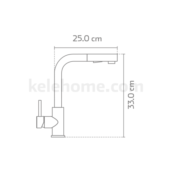 Kss Llave Monomando Extra Ble Para Cocina Kele Las Tarjas M S