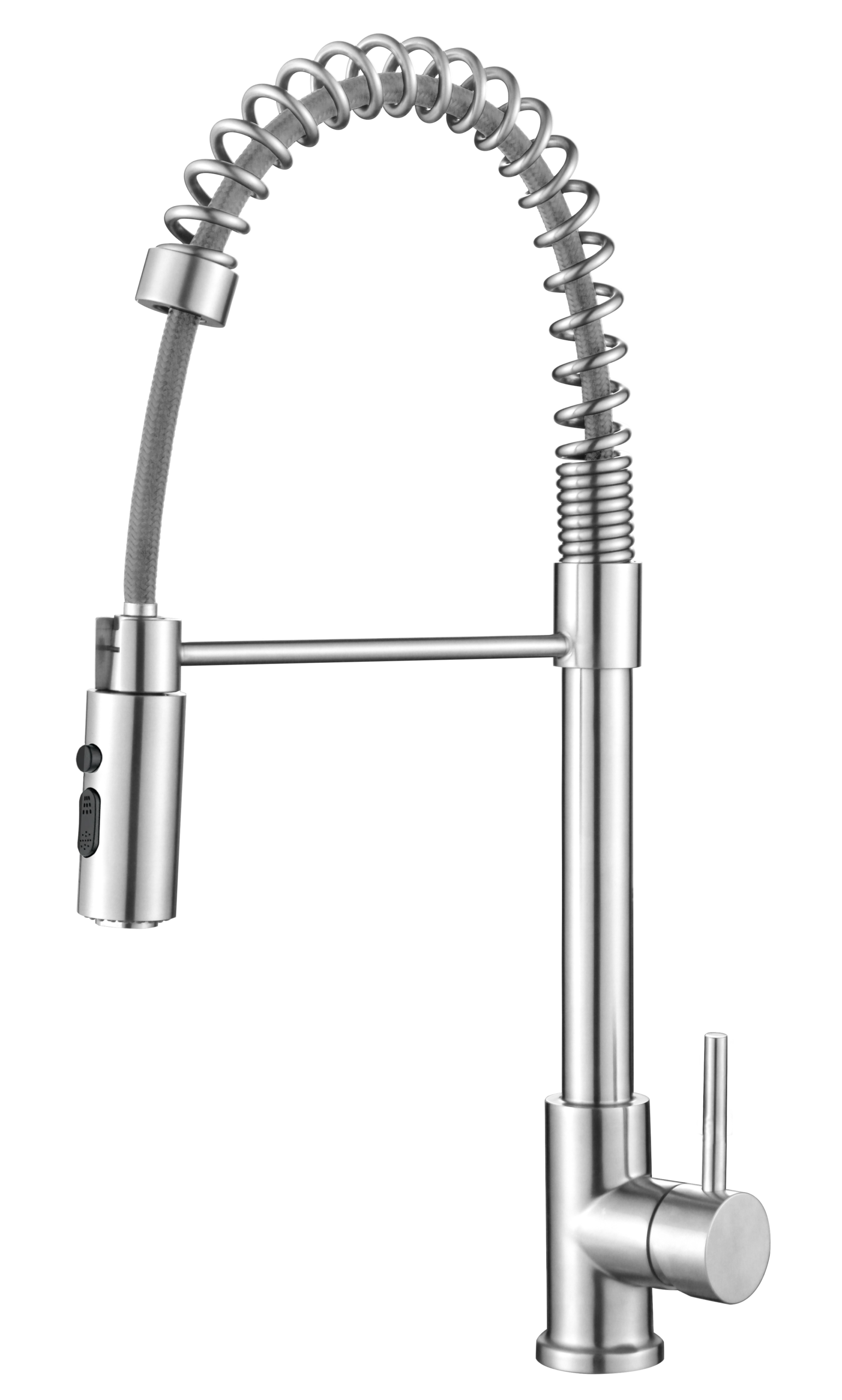 KSS1230 Llave Monomando de Cuello extraíble Doble Función de Acero Inox 304
