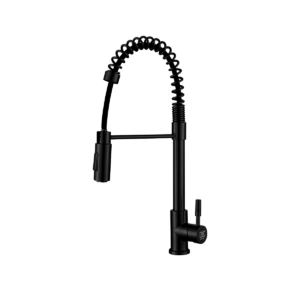 KSS1230-BK Llave Monomando de Cuello Flexible Doble Función Negro Mate