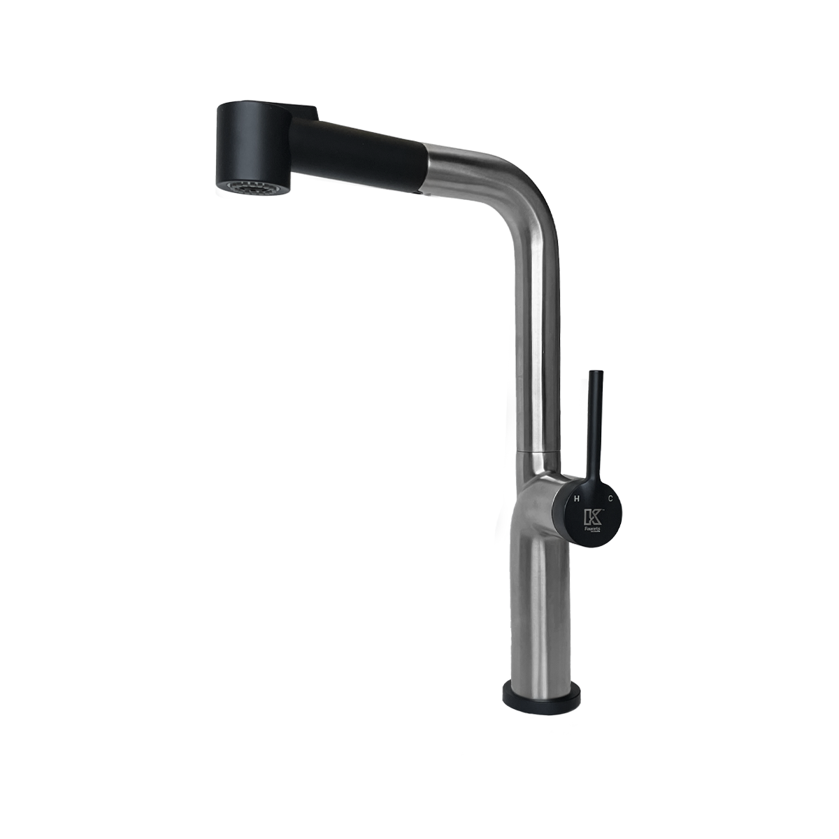 KSS1236-SS/BK Llave Monomando de Acero Inox304 Acabado Acero Inoxidable/ Negro