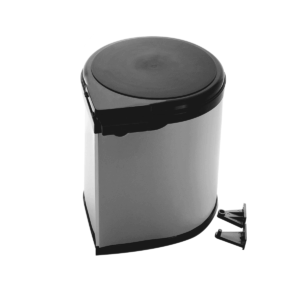 Contenedor de desperdicios sencillo con cierre automático SS-KAW7016