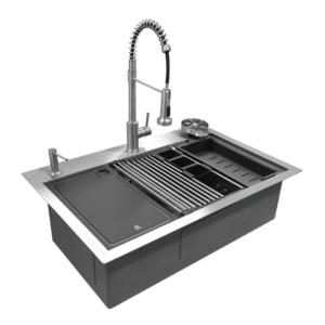 Workstation KWS0110AAS Tarja cuadra equipada Antisarro una tina