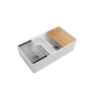 Tarja KCD3320A equipada Cerámica con faldón doble tina