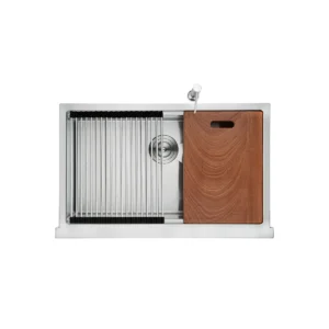 Tarja KHS2918A Cuadra equipada con Faldón de Acero Inoxidable