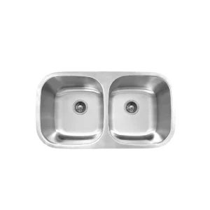 Tarja KUD3318-10 Submontar doble tina de Acero Inoxidable 304