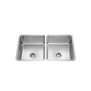 Tarja KUD3319-N Submontar doble tina de Acero Inoxidable 304