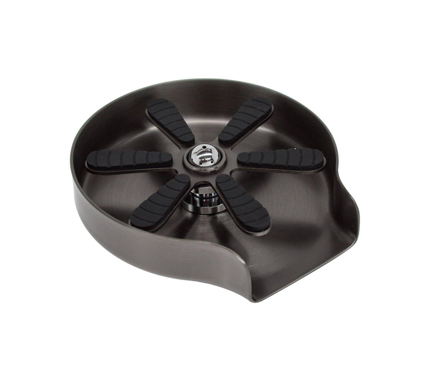 Glass Rinser de Acero Inoxidable acabado Black